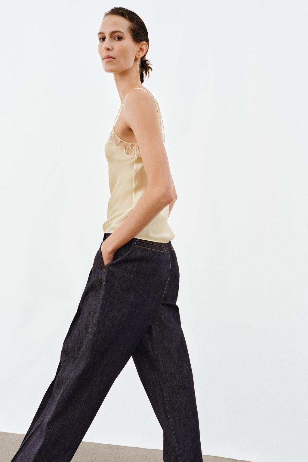 ДЖИНСЫ ZW COLLECTION BALLOON С ВЫСОКОЙ ПОСАДКОЙ И ЗАЩИПАМИ