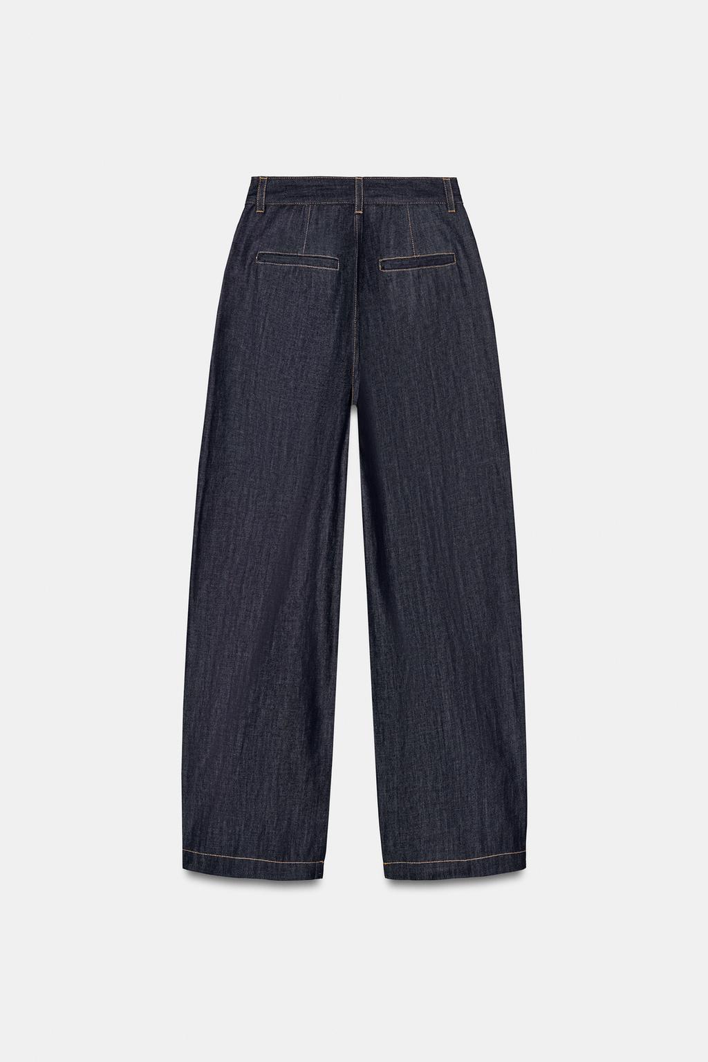 ДЖИНСЫ ZW COLLECTION BALLOON С ВЫСОКОЙ ПОСАДКОЙ И ЗАЩИПАМИ