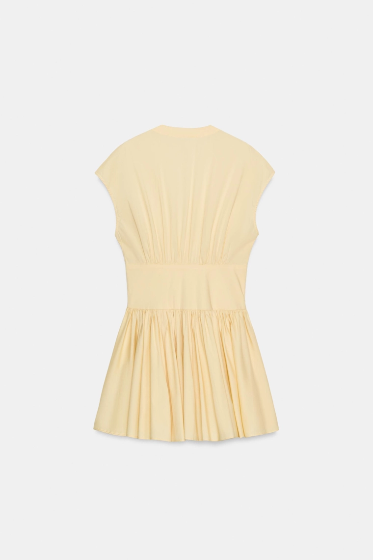 Платье мини из поплина