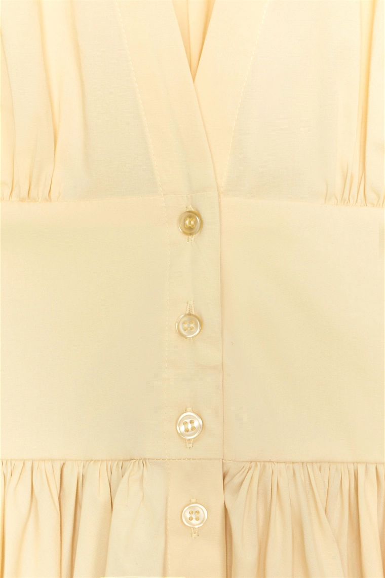 Платье мини из поплина