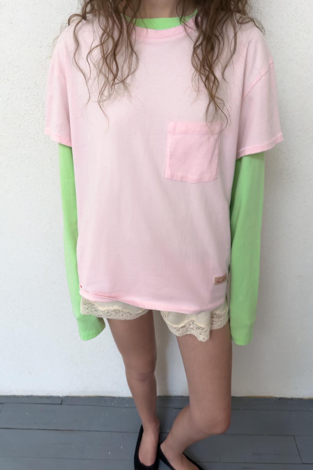 ФУТБОЛКА ОВЕРСАЙЗ С КАРМАНОМ