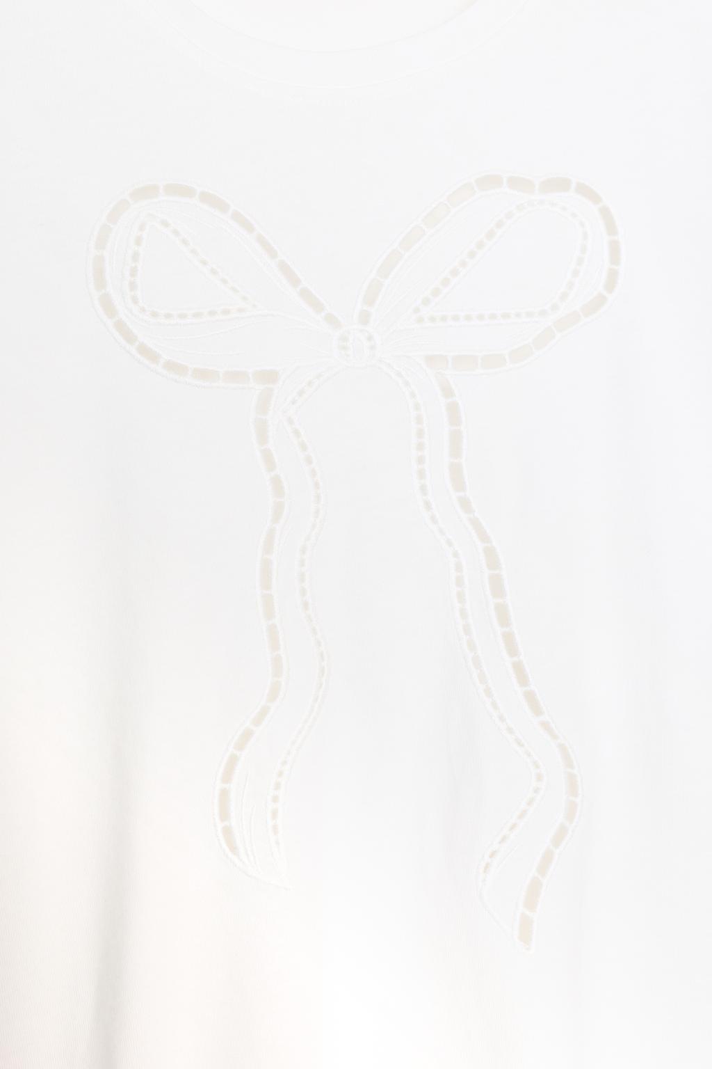 ФУТБОЛКА С БАНТОМ СПЕРЕДИ