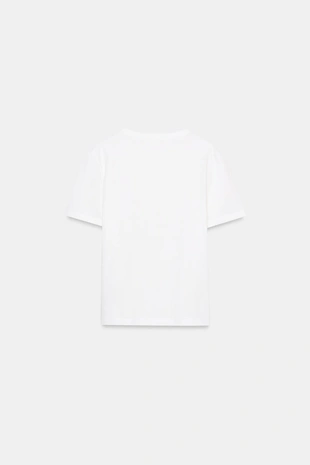 Футболка с бантом спереди- Заказать в России