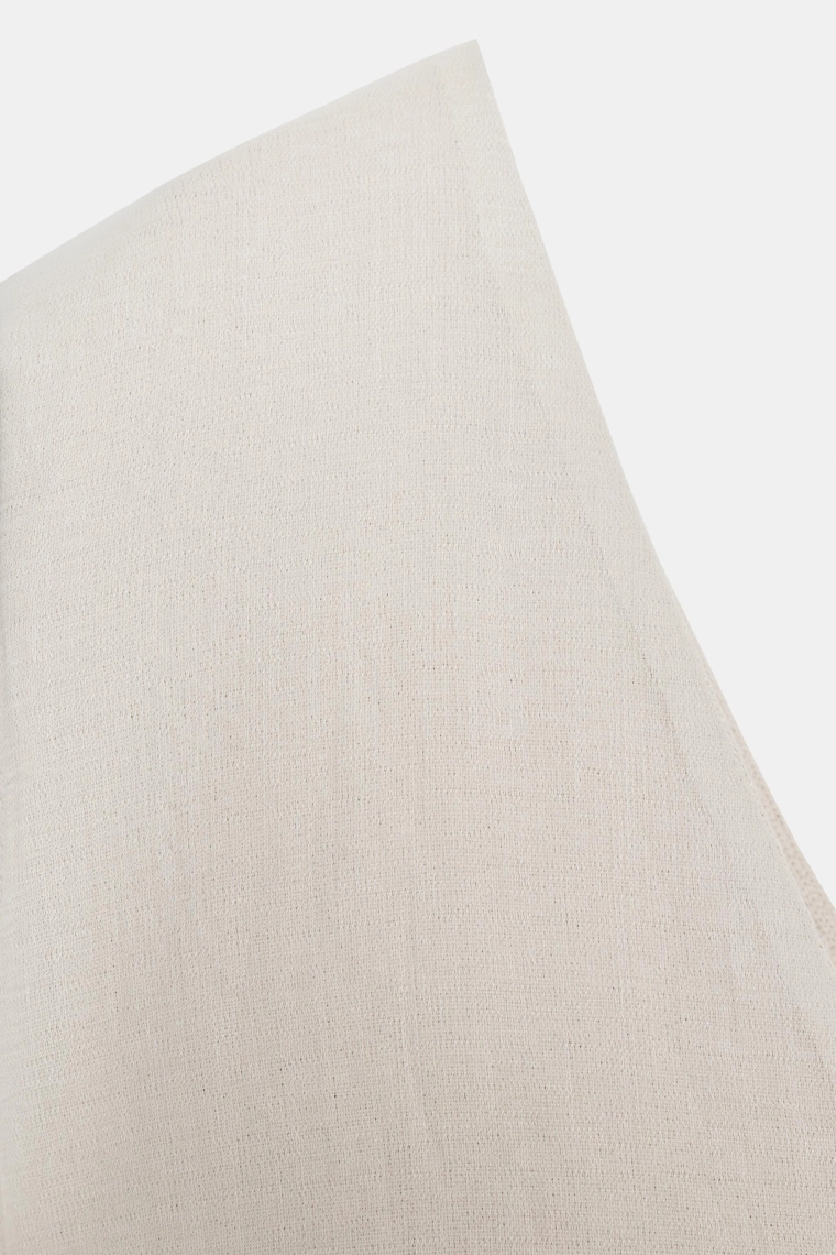 Блуза из комбинированного трикотажа