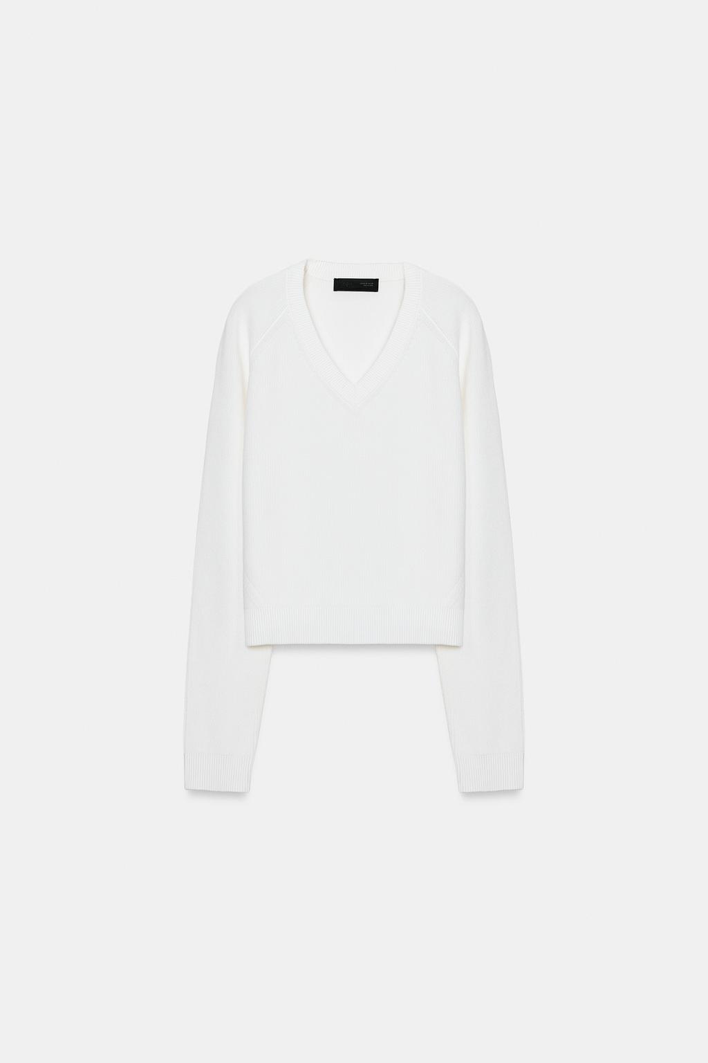 СВИТЕР С V-ОБРАЗНЫМ ВЫРЕЗОМ