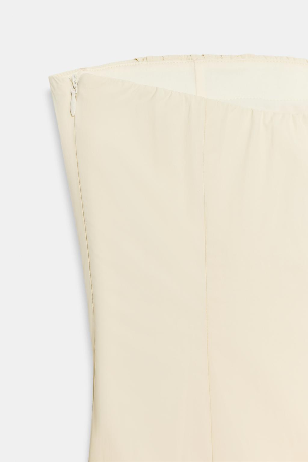 ПЛАТЬЕ МИДИ С ОБЪЕМНЫМИ ВОЛАНАМИ