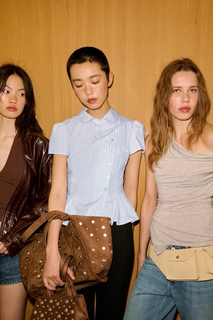 Рубашка из поплина в полоску- Заказать в России