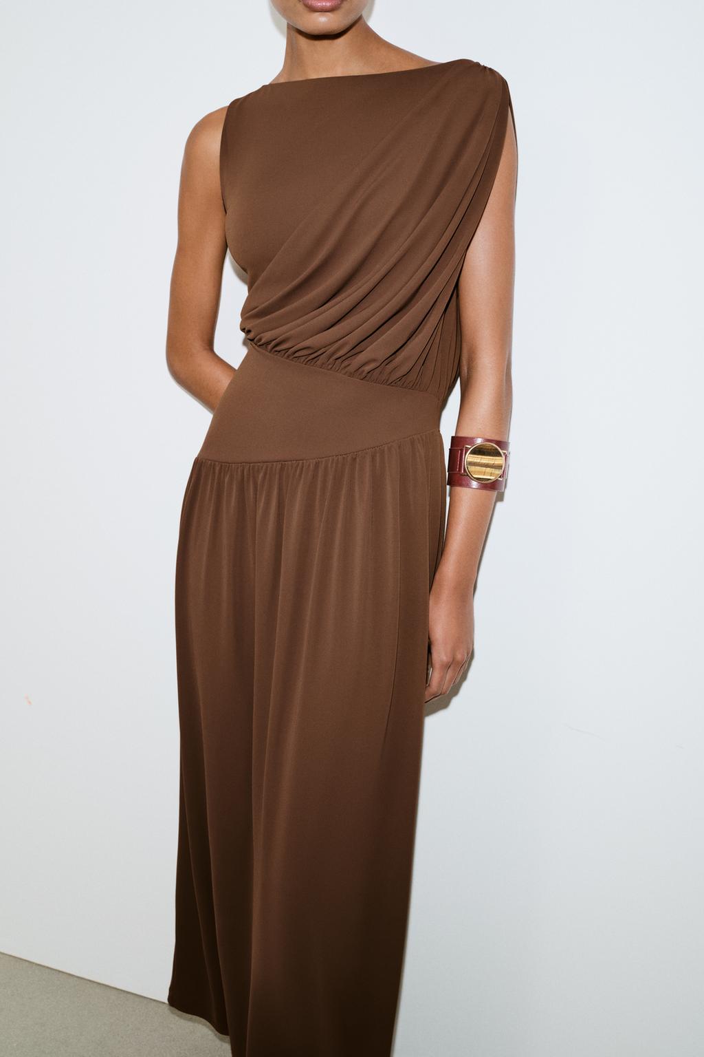 ПЛАТЬЕ С БОКОВЫМ ПОЯСОМ