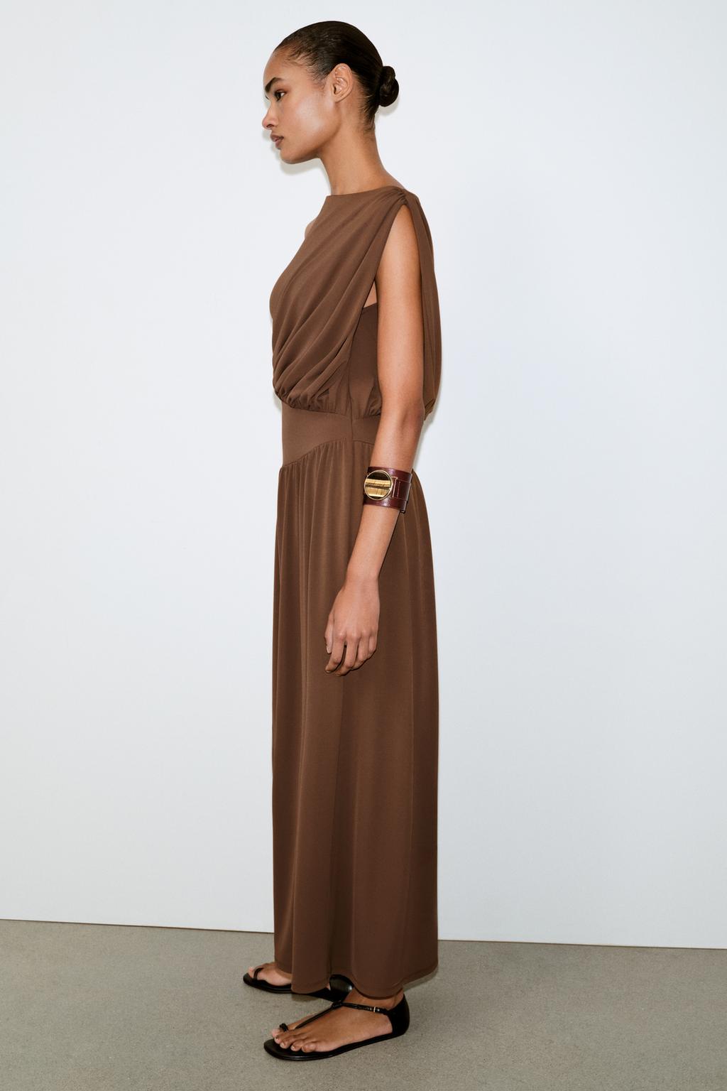 ПЛАТЬЕ С БОКОВЫМ ПОЯСОМ