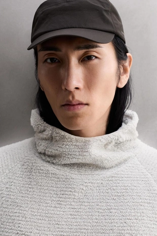 Флисовая толстовка с капюшоном и текстурой- Заказать в России