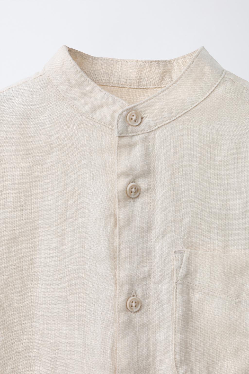 РУБАШКА ИЗ 100% ЛЬНА