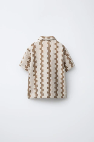 Рубашка в принтованном рисунке- Заказать в России