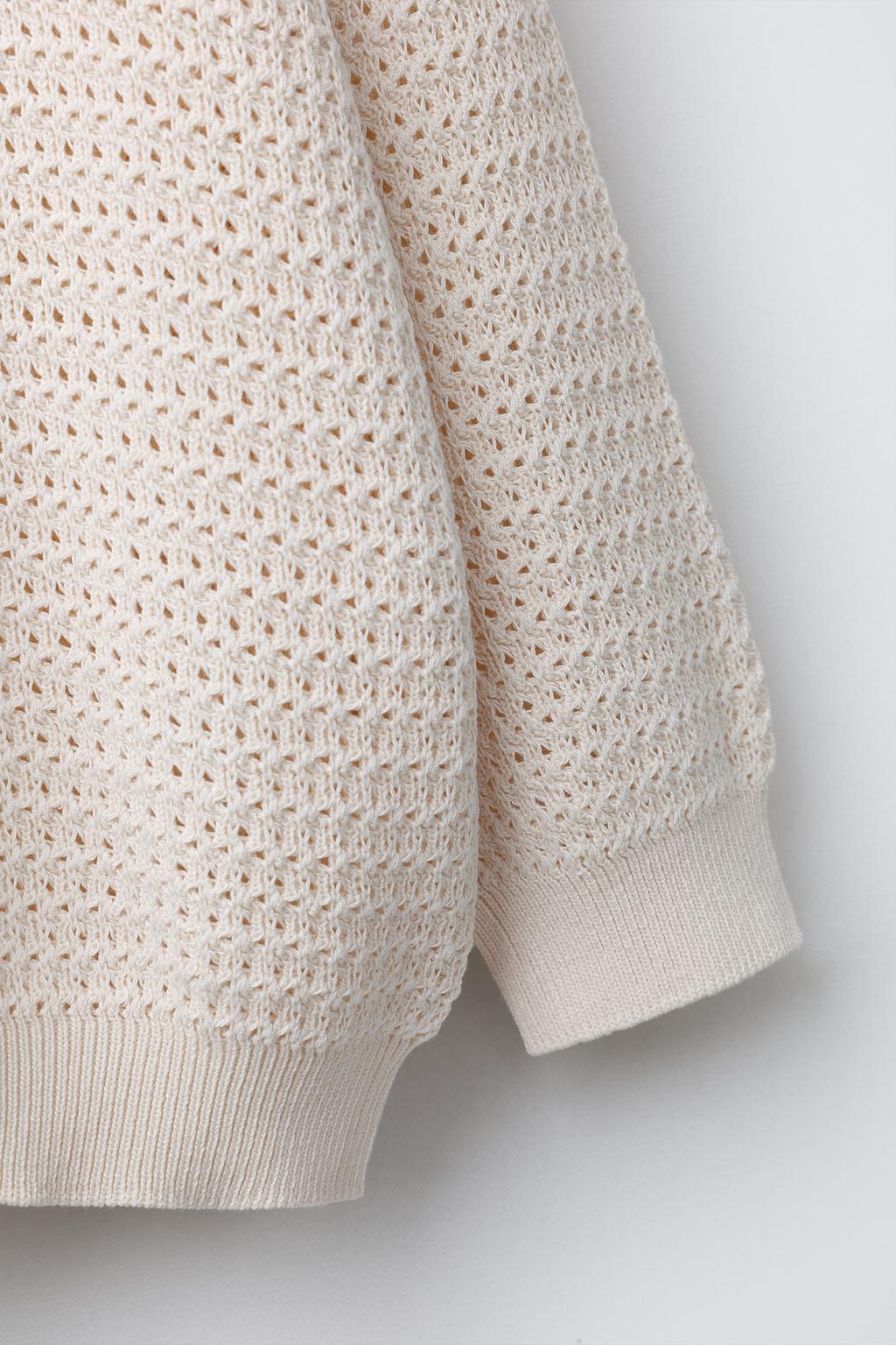 ДЖЕМПЕР ВЯЗАНЫЙ КРЮЧКОМ