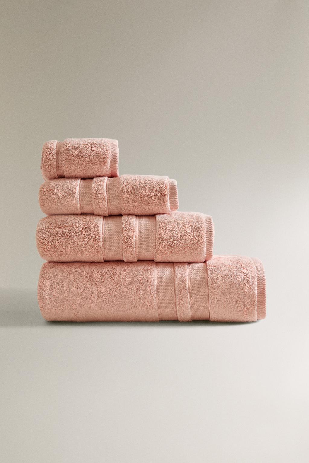 Полотенце для ванны с двойной каймой и ультрамягкой текстурой