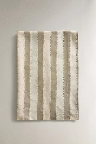 Полосатый поднос с кружевным краем- Заказать в России