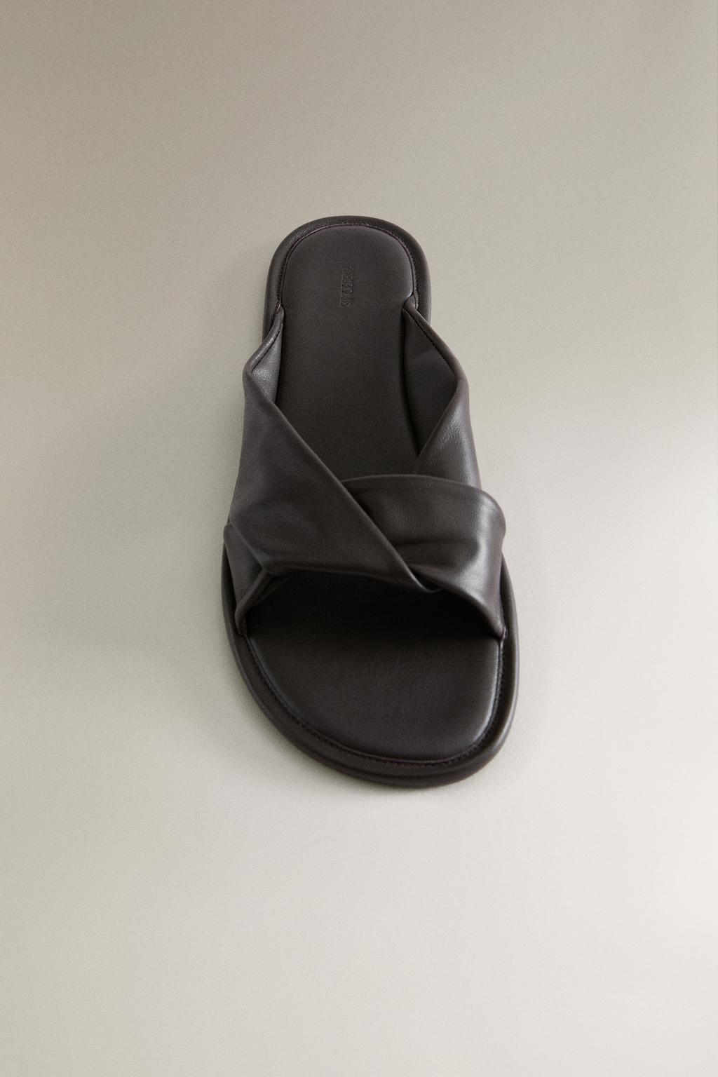 Кожаные сабо