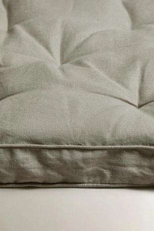 Стеганая льняная накидка- Заказать в России