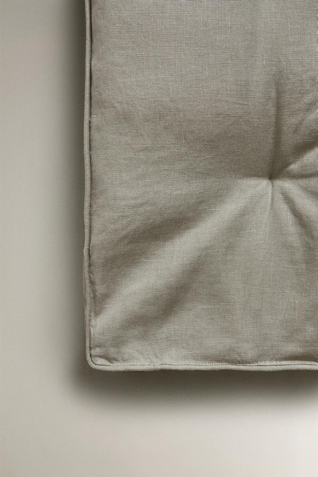 Стеганая льняная накидка