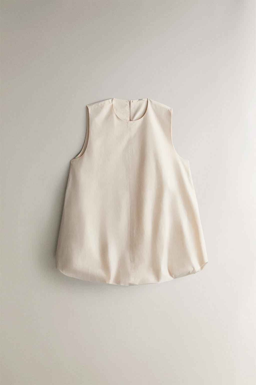 Объемный хлопковый топ