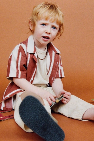 Рубашка с принтом в полоску- Заказать в России