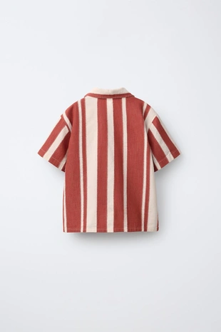 Рубашка с принтом в полоску- Заказать в России