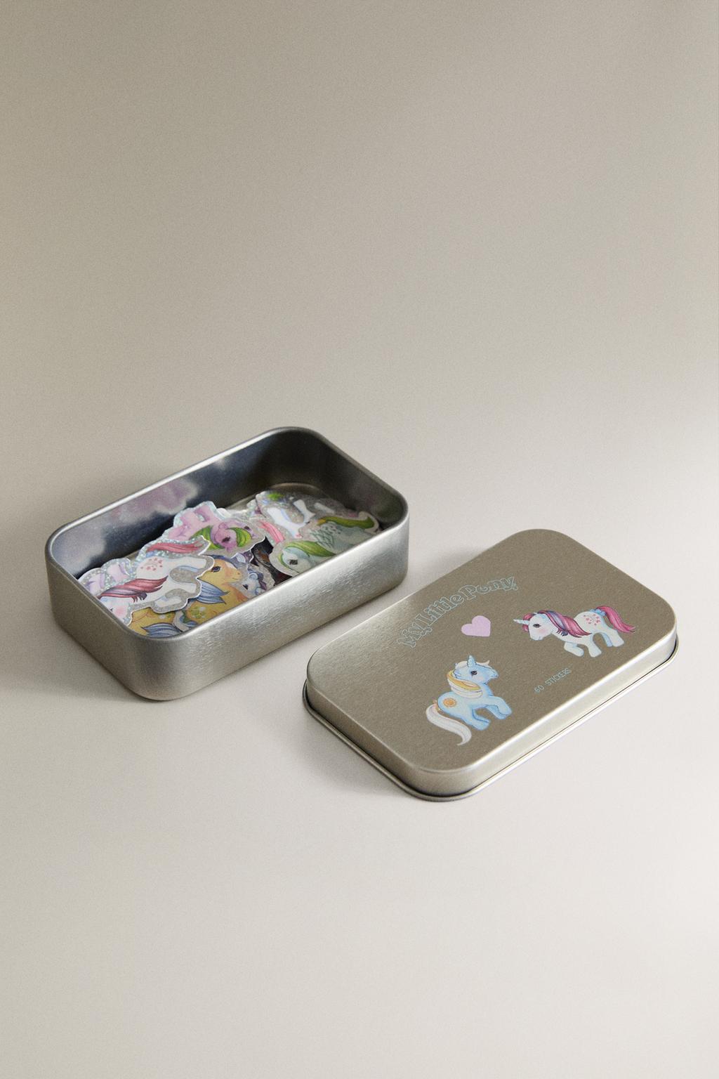 Набор из металлической коробки и наклеек my little pony©