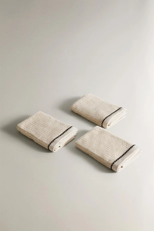 Набор полотенец с рельефным швом (3 шт.)- Заказать в России