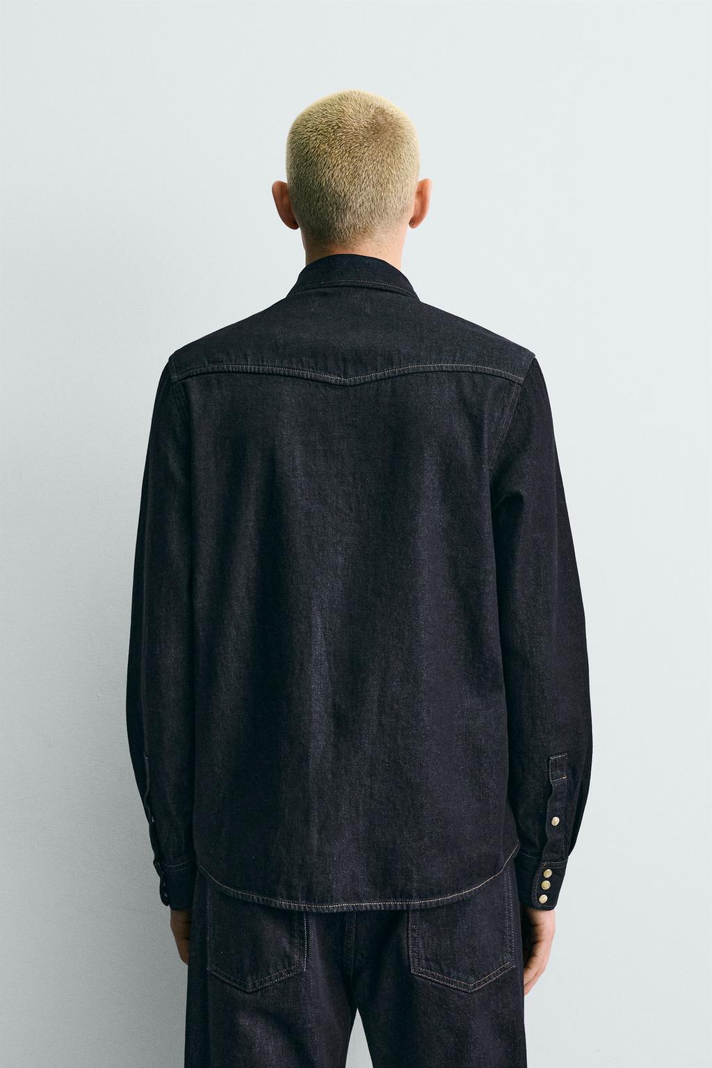 ДЖИНСОВАЯ РУБАШКА В КОВБОЙСКОМ СТИЛЕ