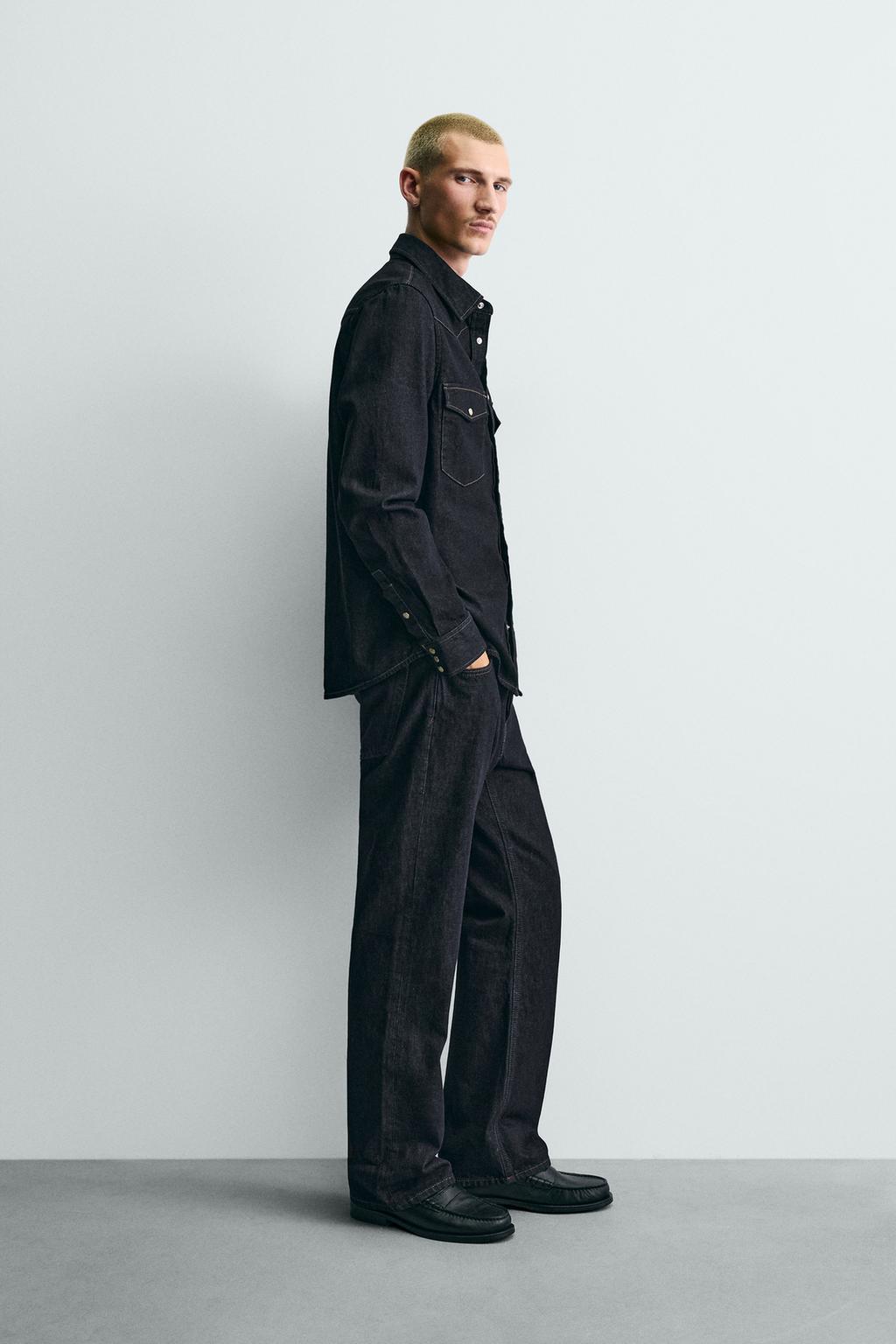 ДЖИНСОВАЯ РУБАШКА В КОВБОЙСКОМ СТИЛЕ