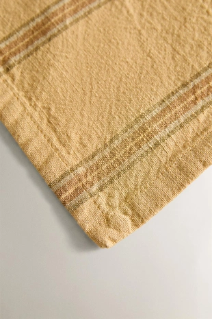 Набор клетчатых салфеток с полоской из окрашенной нити (набор из 2)- Заказать в России