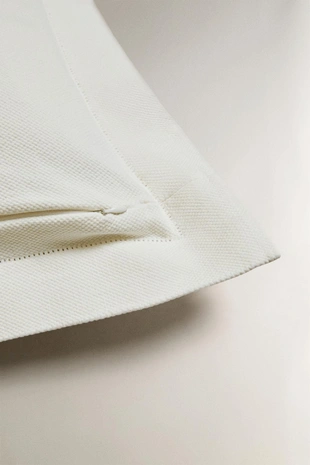 Чехол для подушки из пике с гладкими краями- Заказать в России