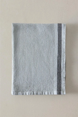 Фланельное полотенце для посуды с полосой- Заказать в России