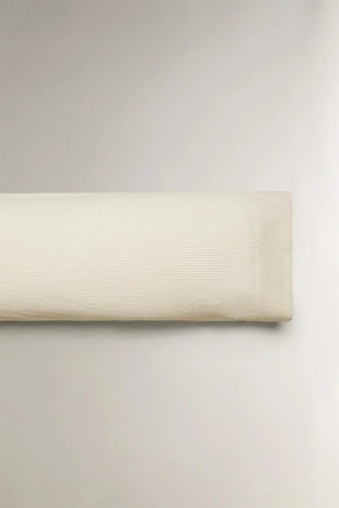 Наволочка из хлопка с мини вафельным плетением- Заказать в России