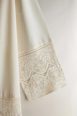 Ночная сорочка с длинным рукавом- Заказать в России