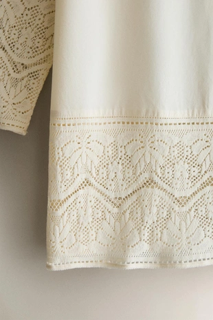 Ночная сорочка с длинным рукавом- Заказать в России