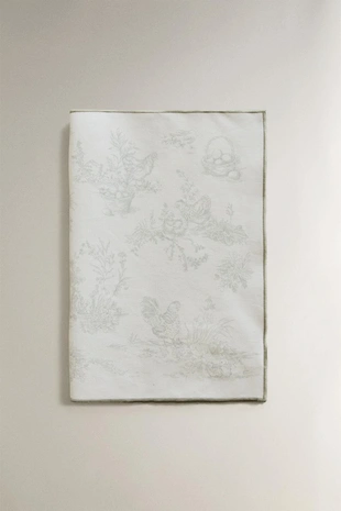 Салфетка на стол с покрытием из смолы на пасху- Заказать в России