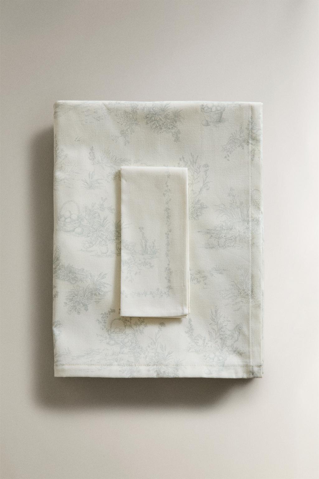 Хлопковая пасхальная скатерть