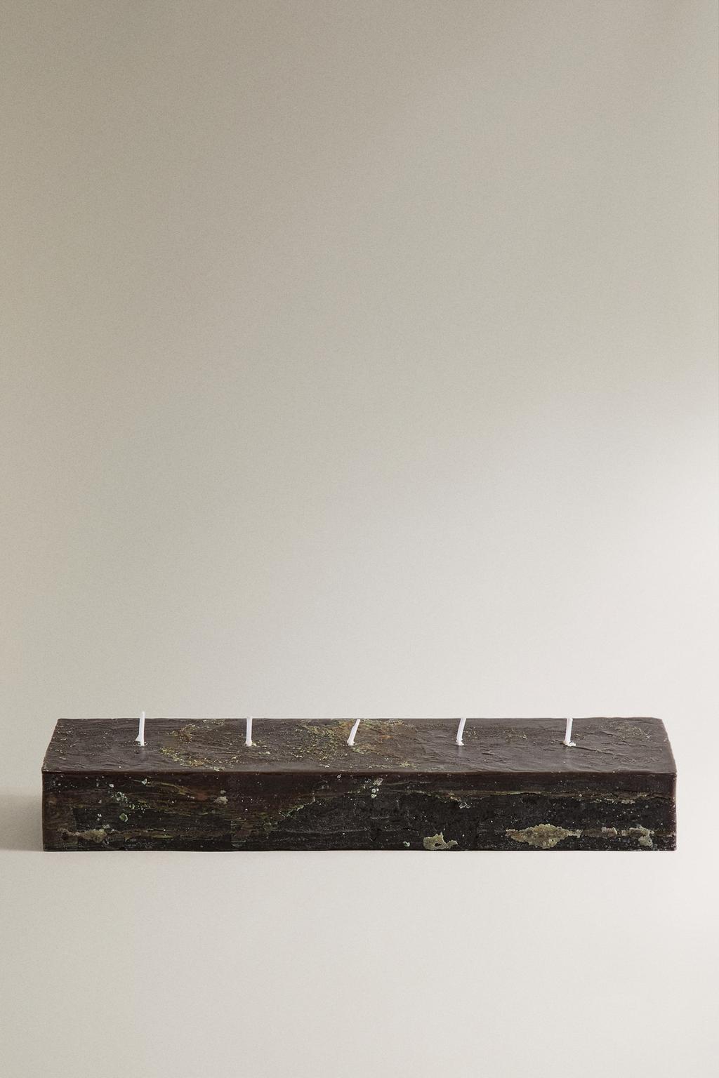 (850 g) ванильный амбра ректангулярная ароматизированная свеча