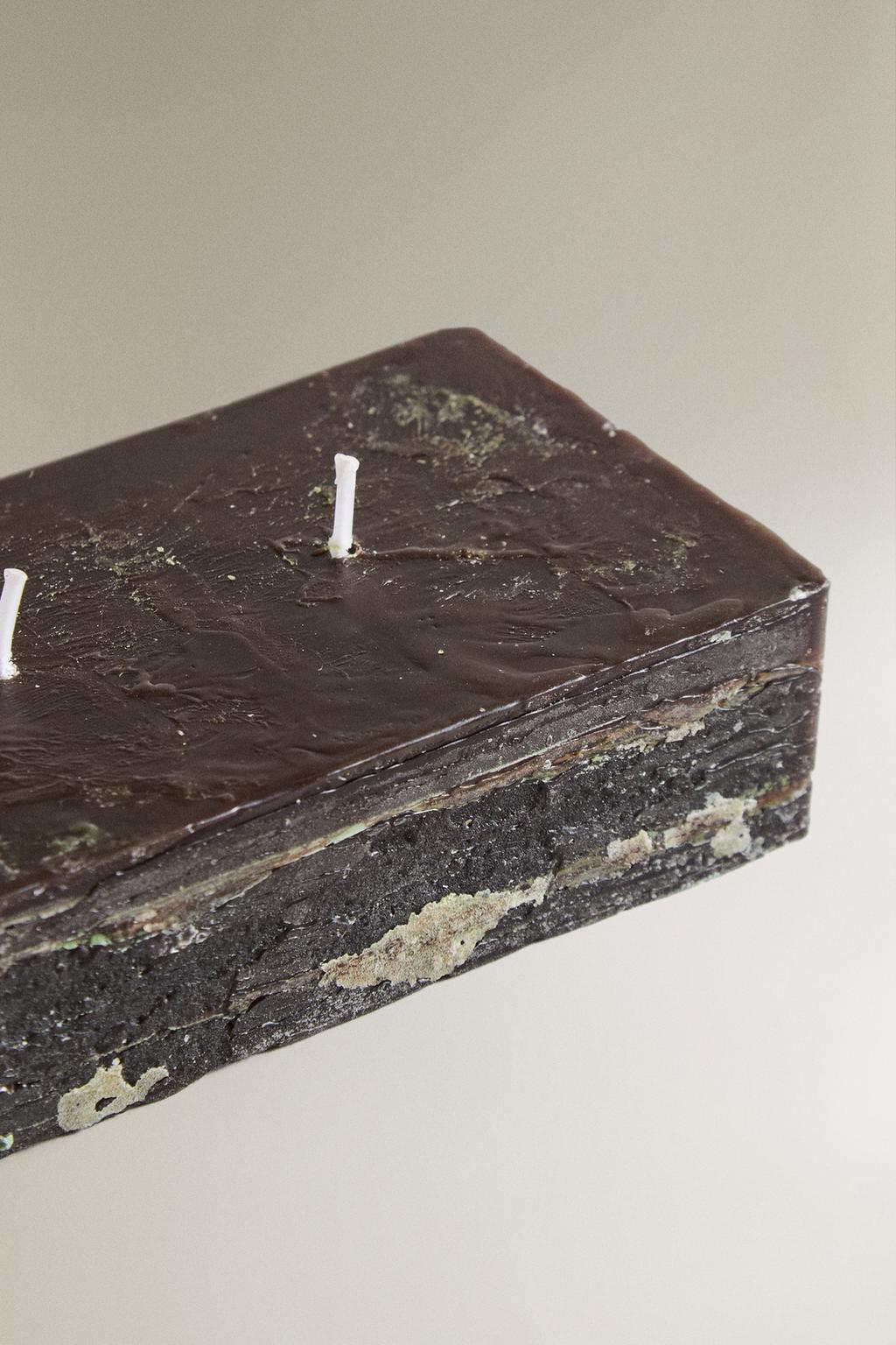 (850 g) ванильный амбра ректангулярная ароматизированная свеча