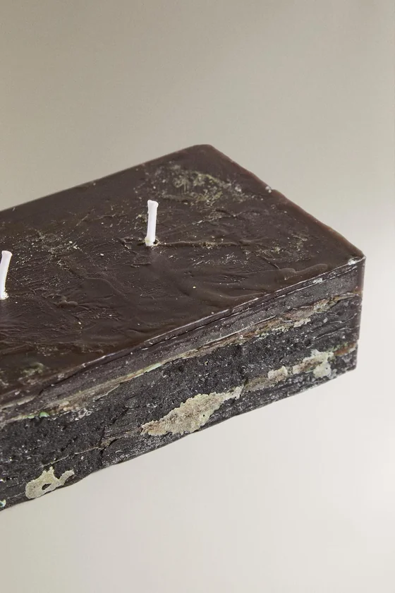 (850 g) ванильный амбра ректангулярная ароматизированная свеча