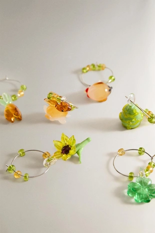 Набор стеклянных подвесок на пасху (набор из 6 штук)- Заказать в России