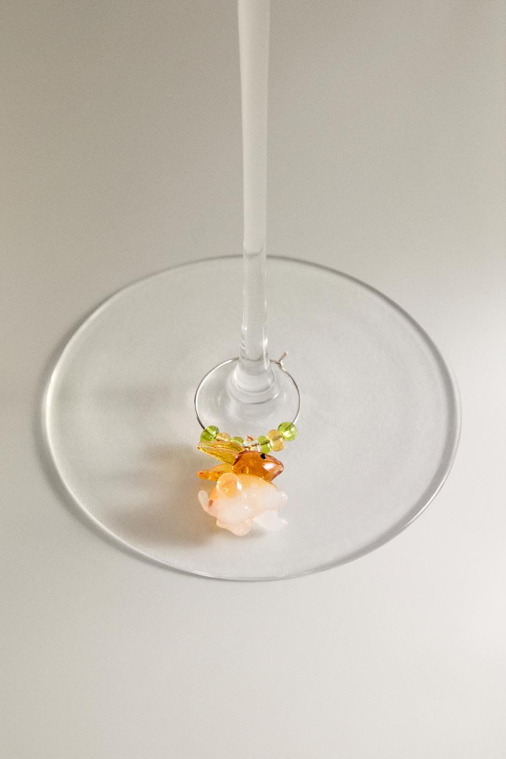 Набор стеклянных подвесок на пасху (набор из 6 штук)