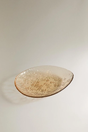 Большая цветочная стеклянная чаша- Заказать в России