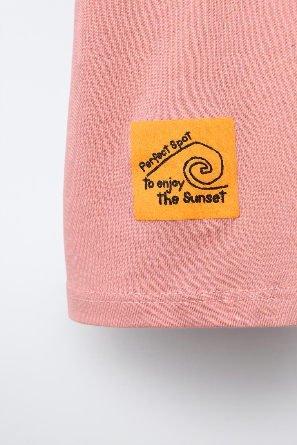 ФУТБОЛКА С ПРИНТОМ СОЛНЦА