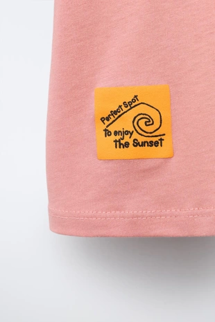 Футболка с принтом солнца- Заказать в России