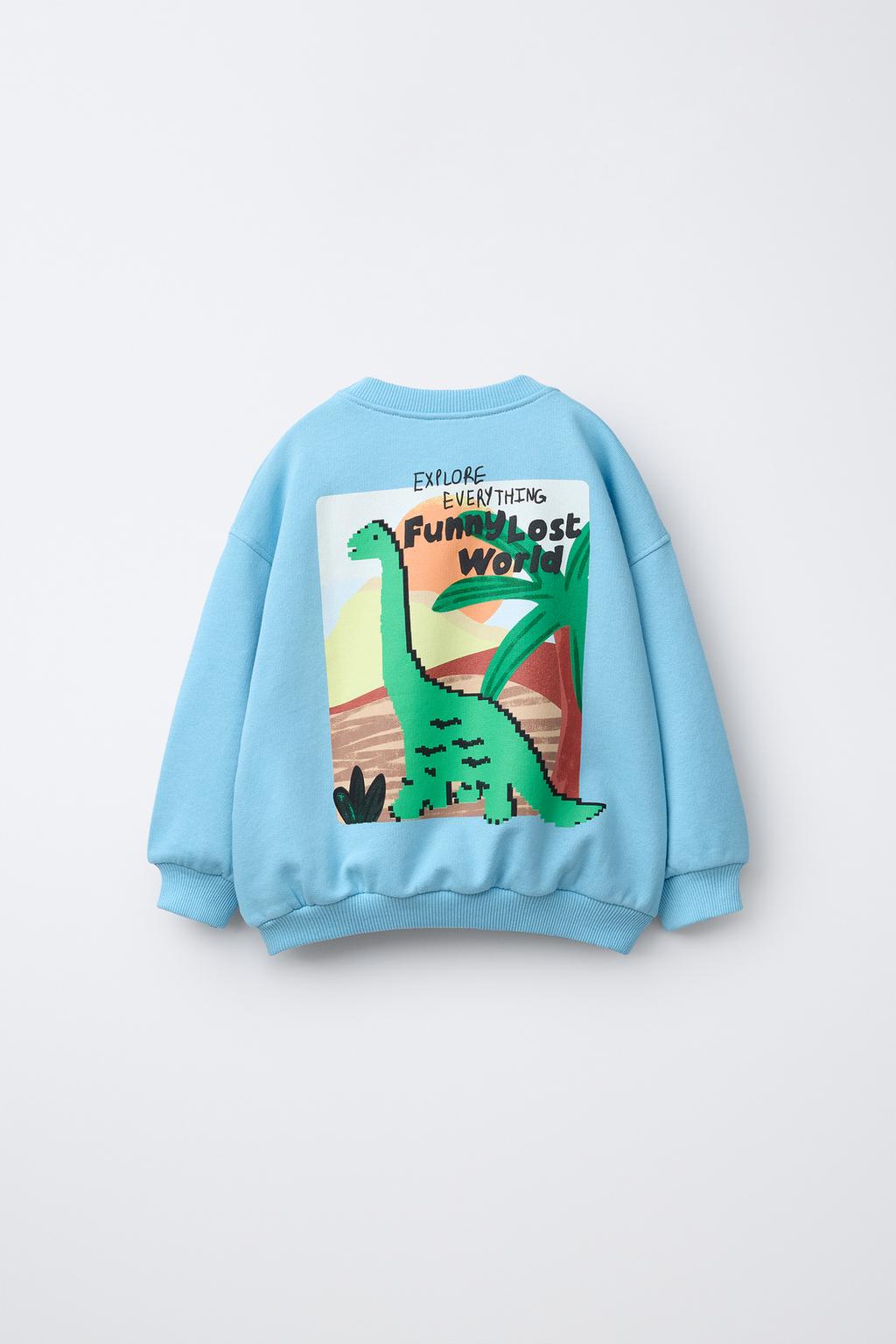 ТОЛСТОВКА С ПРИНТОМ «ДИНОЗАВР»