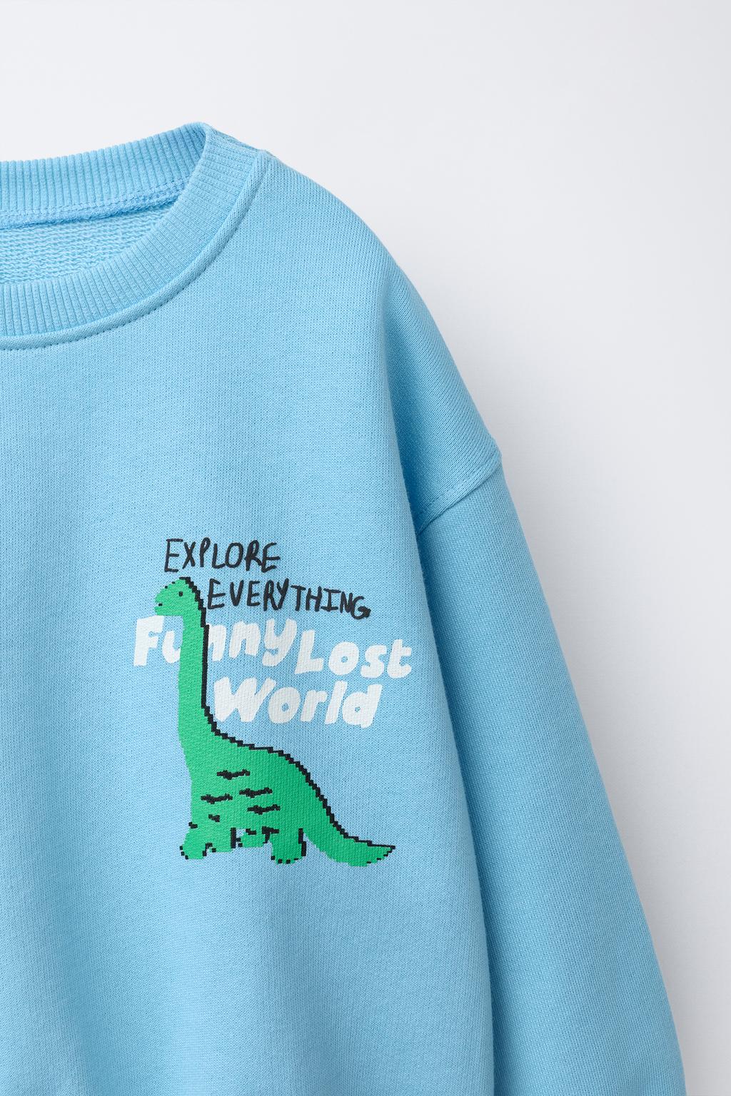 ТОЛСТОВКА С ПРИНТОМ «ДИНОЗАВР»