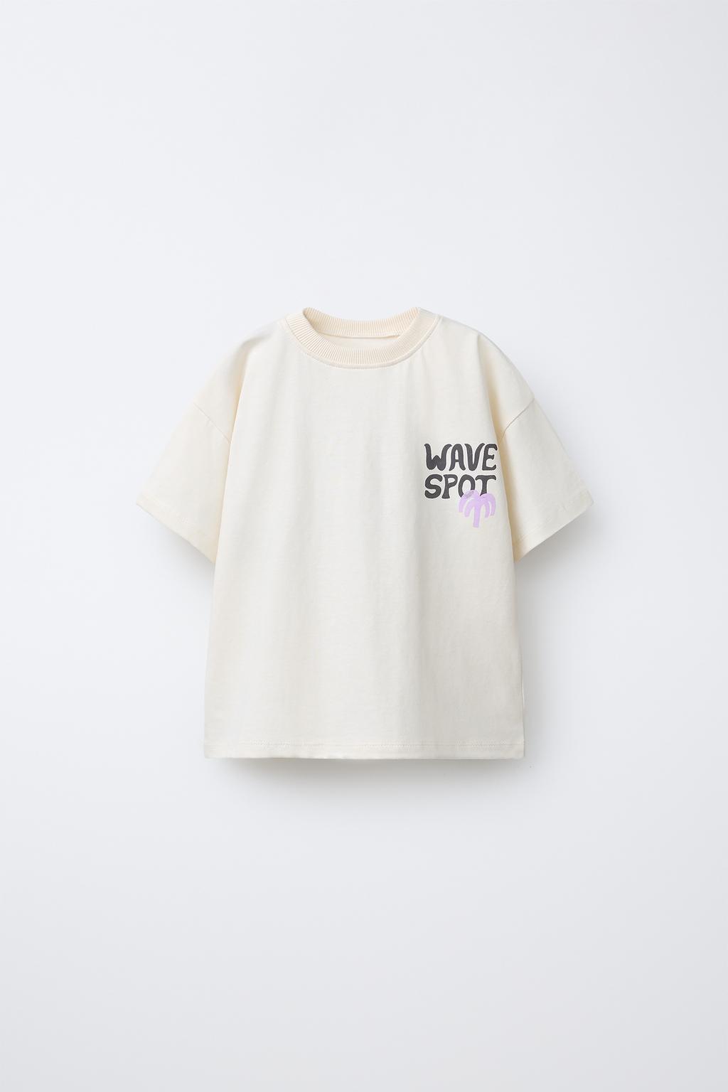 ФУТБОЛКА С ПРИНТОМ «ПАЛЬМА И СОЛНЦЕ»