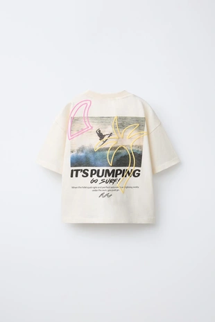 Футболка с фотопринтом серфинг- Заказать в России