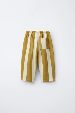 Брюки STRAIGHT из мягкой ткани в полоску- Заказать в России